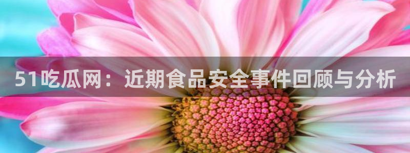 吃瓜吃瓜：51吃瓜网：近期食品安全事件回顾与分析
